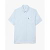 LacoSte Men S Linen Short Sleeve Shirt Ch5699 54g T01