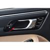 For Porsche Macan 2015-2024 Red Real Carbon Fiber Inner Door Bowl Cup Cover Trim