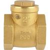 1pc DN50 Check Valve Brass Swing Non Return Valves 2" Female Thread Valve Tube Connector Tool Prevent Water Backflow