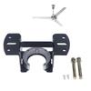 Full Set Ceiling Fan Light Fixture Mounting Bracket With Thickthin Rod Holder Universal Screw Fittings And Lamp Base Gear