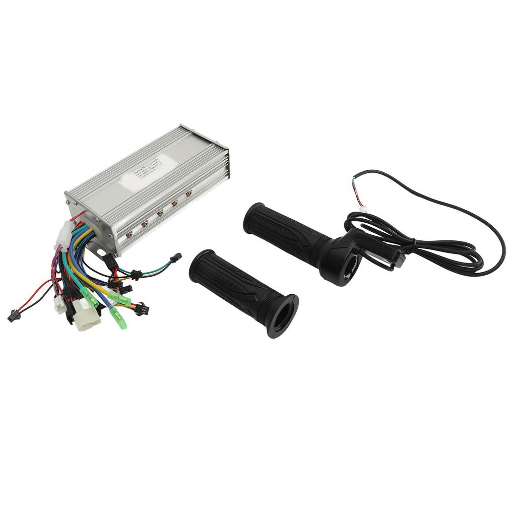 36V 48V 1000W 38A Electric Bike Motor Brushless Controller with 128DX Thumb Throttle Grip LCD Display