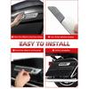 Amazicha Black Reflectors Hard Saddle Bag Latch Cover Reflectors Compatible for Harley Touring Street Glide Electra Glide Road Glide Road King