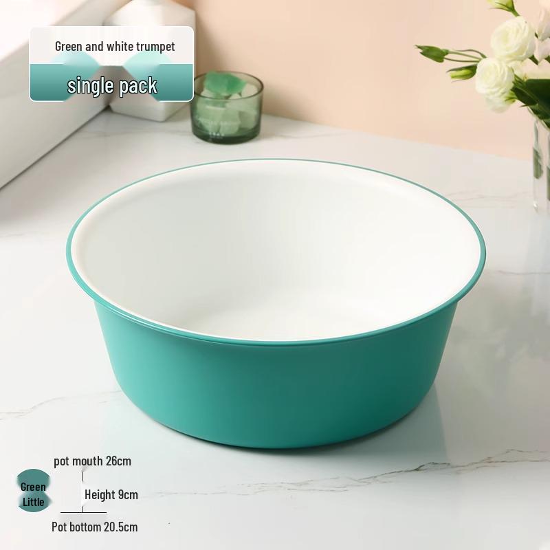Durable Extra Thick Plastic Washbasin for Household or Dormitory Use