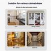 2Pcs Cold Rolled Steel Hydraulic Glass Door Hinges Display Cabinet Hinge Home Wine Cabinet Hardware Accessories
