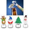 Santa Elk Snowman Christmas Beer Opener Stainless Steel Beer Starter Corkscrew Bottle Opener  Gift