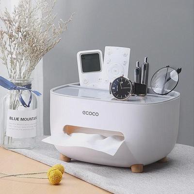 Ecoco Yikeke Cute Tissue and Remote Storage Box for Home and Restaurant