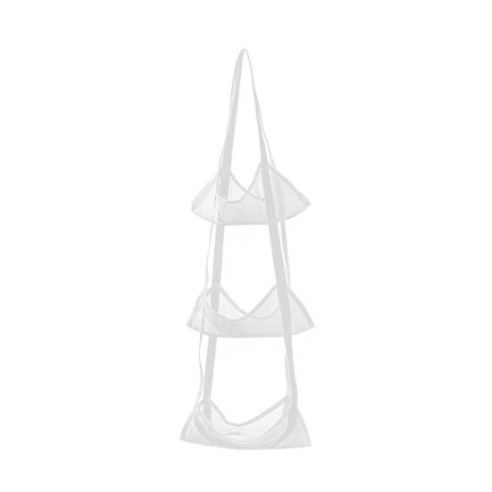 Over The Door Ball Organizer Hanging Storage Bag Over The Door 3 or 4 Tiers Hanging Mesh Bag for Basketballs Stuffed Animals Garage Kids Room Nursery