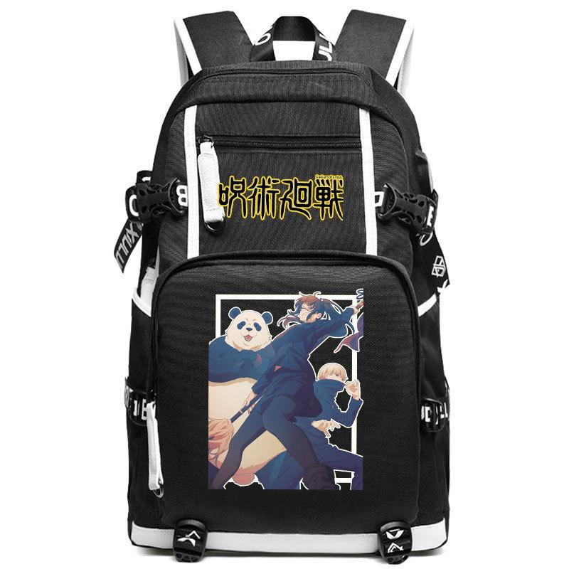 Bag Anime Peripheral Five Wushu Second Dimensional Backpack for Junior High School Students and Elementary School Students Large Capacity Backpack