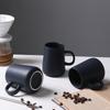 Ceramic Matte Large Capacity Coffee Cup Home Enterprise Gift Gift Prints