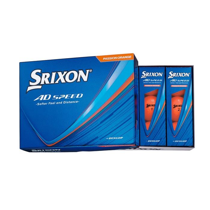 Dunlop Srixon AD SPEED4 2026 Golf Balls, 1 Dozen (12), Passion Orange, 46.27mm