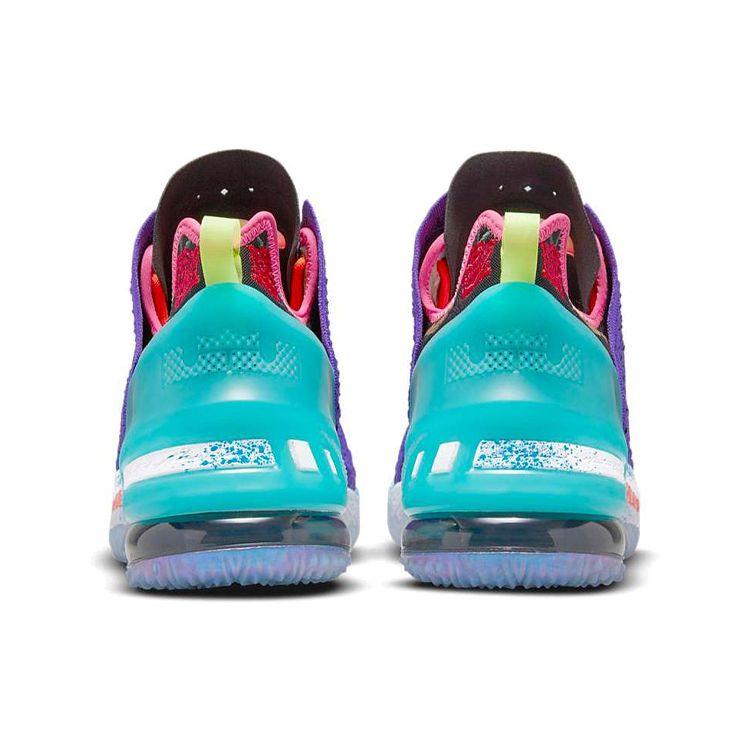 Nike LeBron 18 EP Best Of 10-18 Unisex Sneakers Purple Psychic-Purple Black DM2814-500
