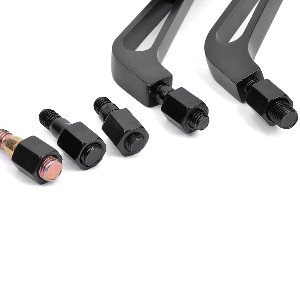 Motorcycle Mirror, 0.4 inch (10 mm), 0.3 inches (8 mm), Positive Screws, Reverse Screws,