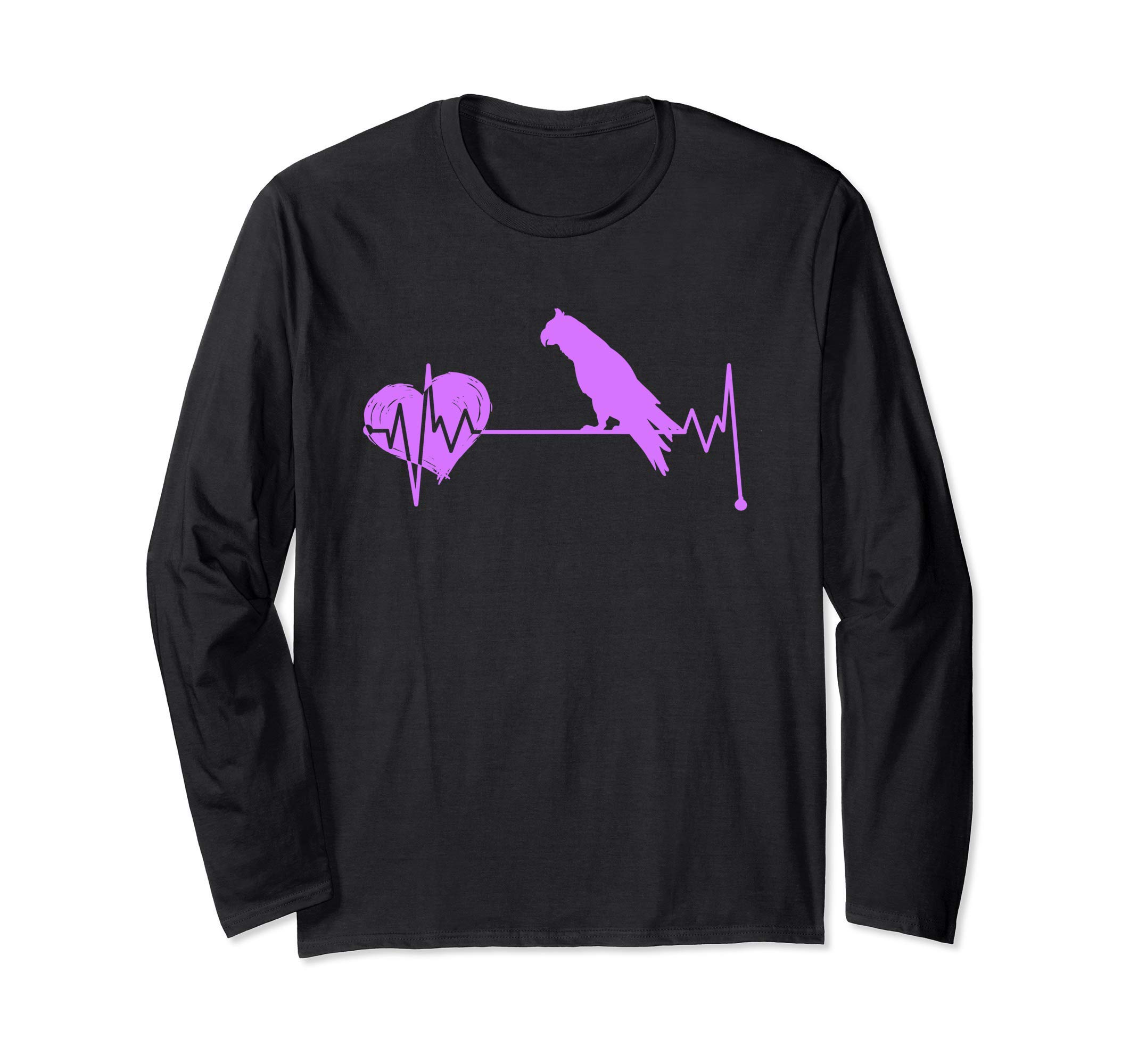 

Heartbeat Parrot Gift Products Женская футболка с длинным рукавом Pet Parrot чёрный