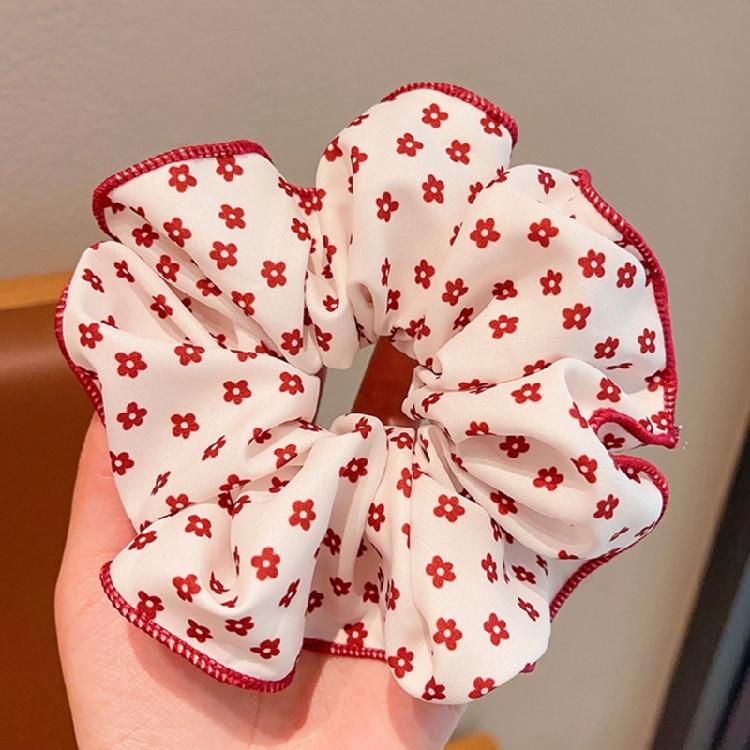 Elegantes Haarband Elastische Scrunchies Geraffte Französische Haarringe für Elegante Hochsteckfrisuren Geeignet für Langes Haar Dehnbares Haarband