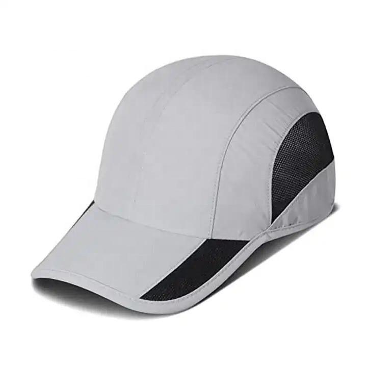 Custom Logo Print Quick Dry Lightweight Breathable Waterproof Unstructured Soft Running Sport Cap Baseball Hat for Outdoor Beach