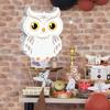 Owl Pinata with Stick Blindfold Confetti Small Owl Pull String Pinata for Woodland Forest Animal Party Birthday Decoration