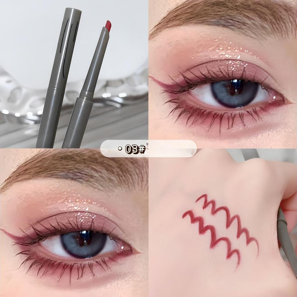Ultra-fine Liquid Lying Silkworm Eyelash Pen Brown Gray Matte Eyeliner Pencil Smooth Lasting Eye Shadow Highlighter Stick Makeup
