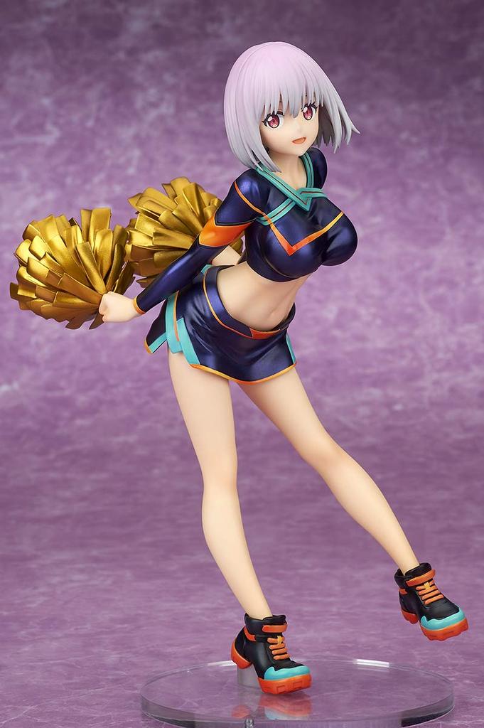 QuesQ Shinjo Akane Cheerleader-Stil Maßstab PVC Bemalte Komplettfigur SSSS.GRIDMAN 1/7