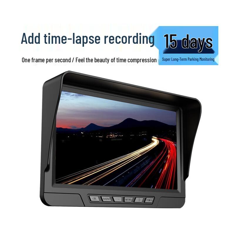 HD noční vidění palubní kamera do nákladního vozu a couvací kamera s kartou 128 GB zástrčka CN (adaptér součástí dodávky)