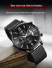 Sanda Retro Men's Waterproof Quartz Wristwatch with Small Seconds and Calendar - Fashionable Steel Band.