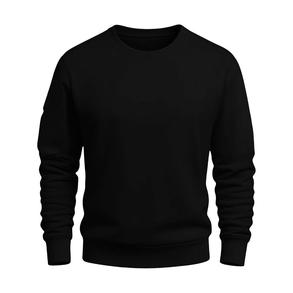 Herren Winter Schweres Plus Samt Rundhals Sweatshirt - Locker Lässig Sport Außenbekleidung