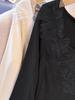 Plus Size Elegant Knit Dress for Women (130-300 Jin) - Embroidered Inlay with Large Hem, Perfect for Spring and Autumn