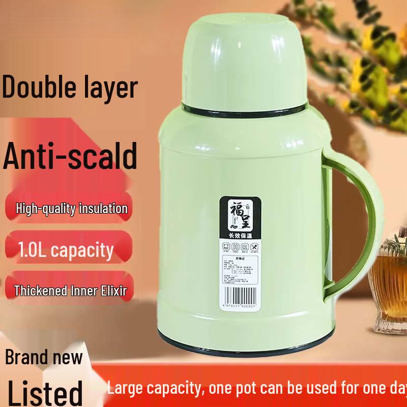 

Insulated Thermos Flask for Home, Outdoor, or Dorm - Keeps Your Drinks Hot 1000ML Double Insulation