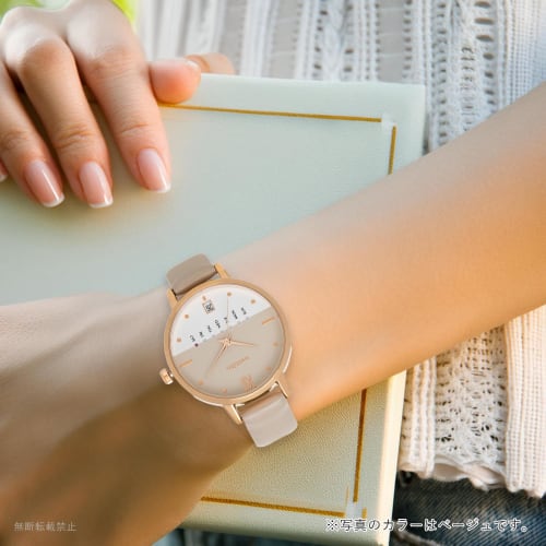 Fieldwork Women's Analog Watch with Leather Strap, Calendar, Day of the Week, and Date Display, Purple, Dario GY079-2