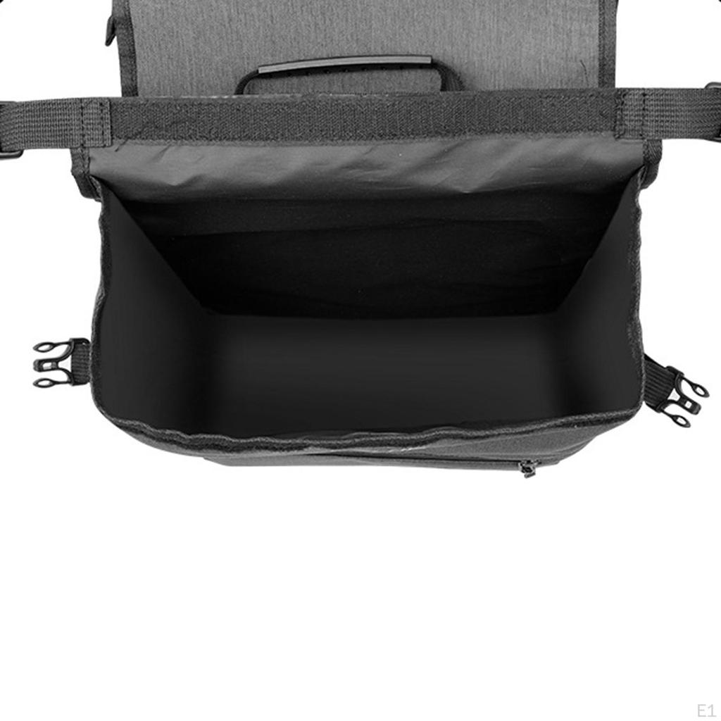 Bike Trunk Bag Double Side Bicycle Saddle for Shopping Touring Traveling
