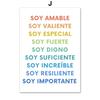 Modern Spanish Calm Corner Canvas Prints Aesthetic Inspirational Education Classroom Wall Art Poster for Home & School  Decor