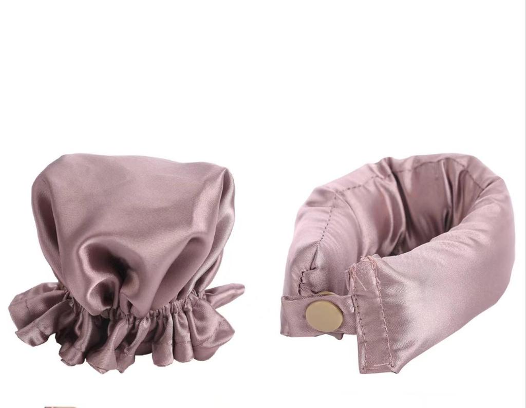 TikTok Heatless Curling Rod & Cap Set for Effortless Large Waves While Sleeping
