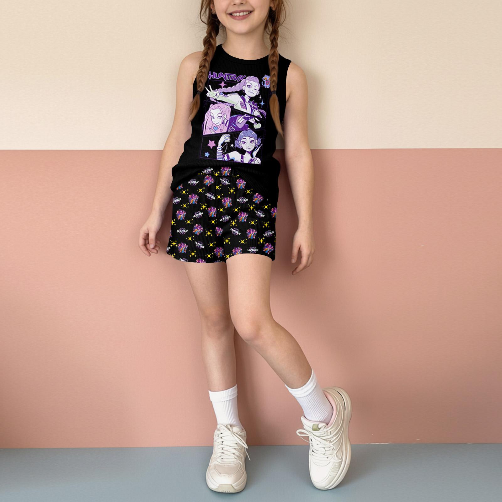 

Infant Newborn Baby Girls Boys Loose Print T-shirt+Pants Print Outfits Set 110