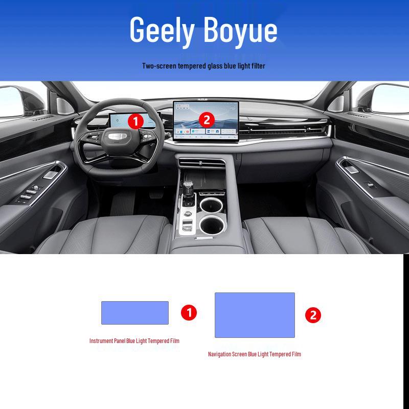 Interior Film, Console & Screen Protectors, Modification Accessories for 26 Geely Boyue Models