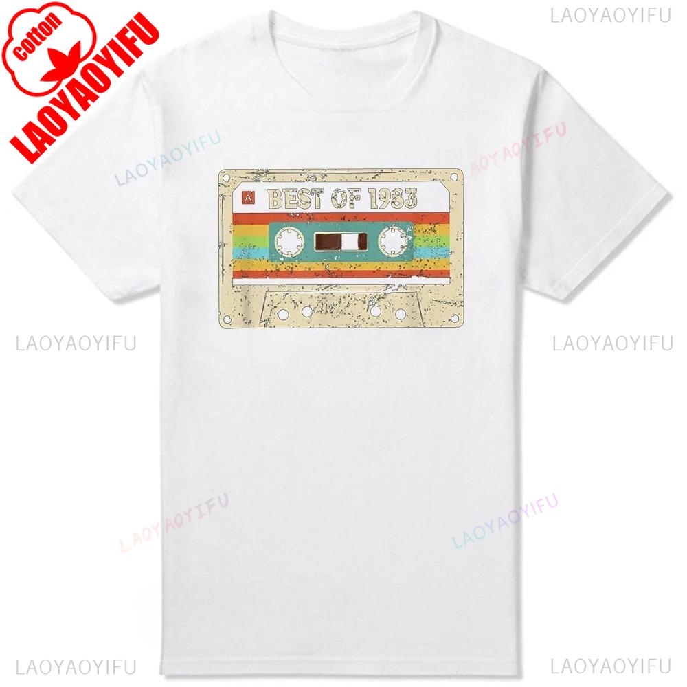 Vintage Made In 1983 Limited Edition 42st Birthday Gift Tshirt For Unisex Unisex Unisex Retro Casual Short Sleeve