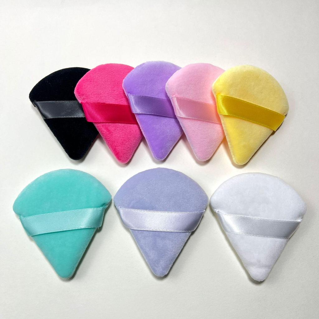 Triangular Super Soft Setting Powder Puff Flocked Sponge