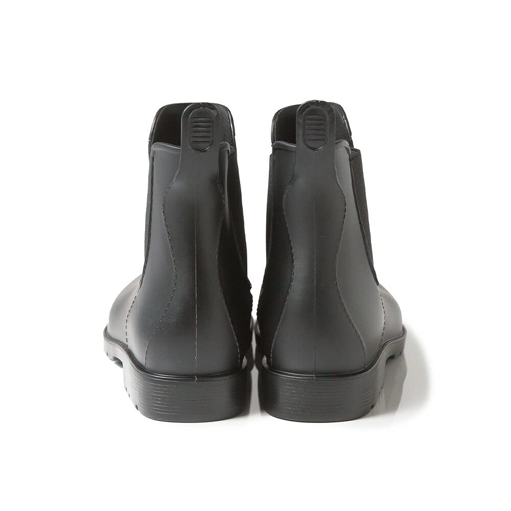 Menue 6001 S (Size 23.0cm) Side Gore Rain Boots, Fully Waterproof, 2.5cm Heel