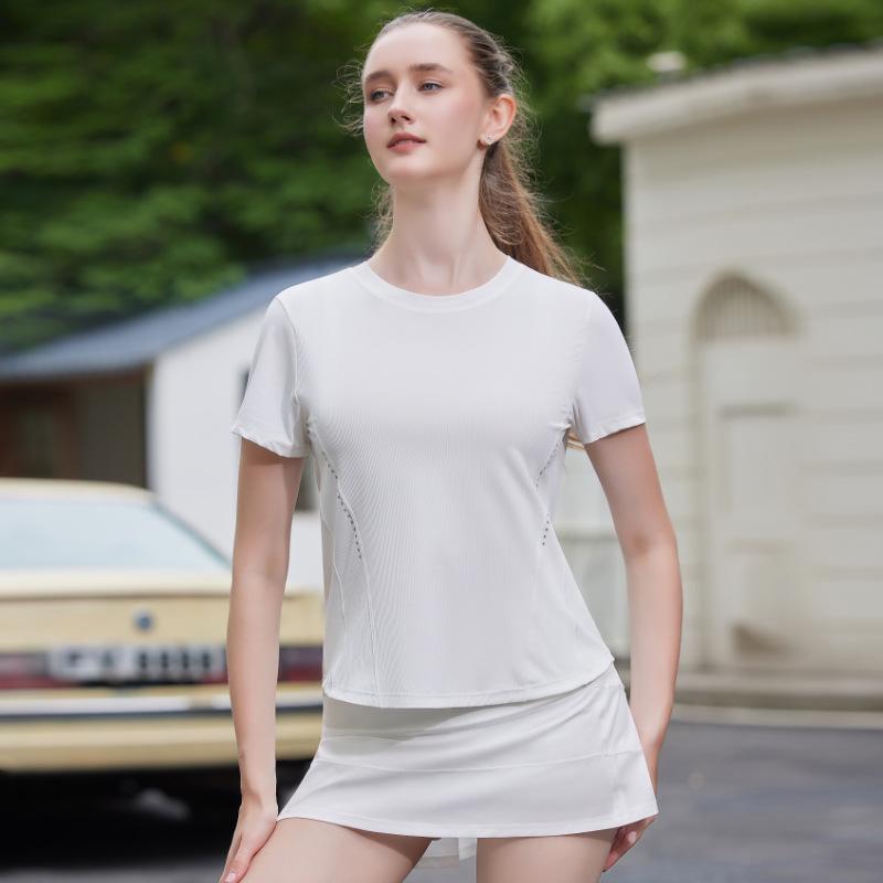 Women's Quick-Dry Sportswear Set: Summer Running, Yoga & Tennis Skirt