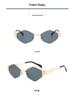 2024 Trendy Women's Diamond-Styled Metal Sunglasses - European & American Street Fashion