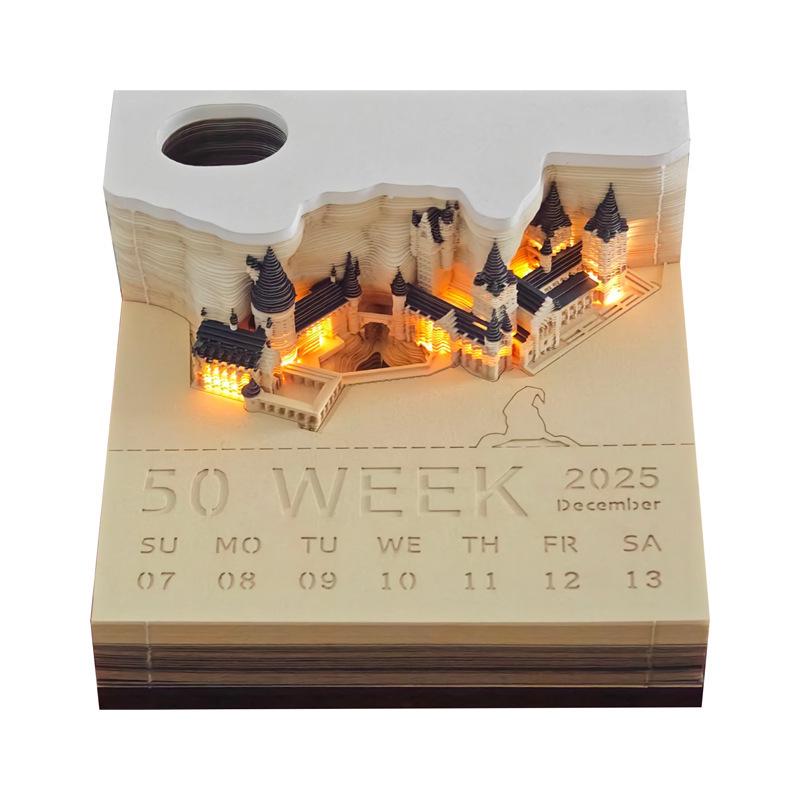 Harry Potter 3D Sticky Notes & Tear-off Calendar Ornament with Custom Logo