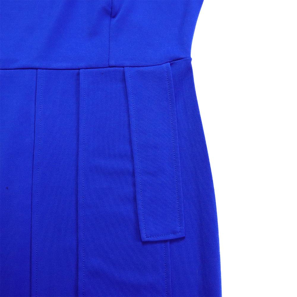 JKASHDK Moda dame vară primăvară culoare uni imprimeu mâneci scurte pe jumătate cu gât rochie talie înaltă rochii casual