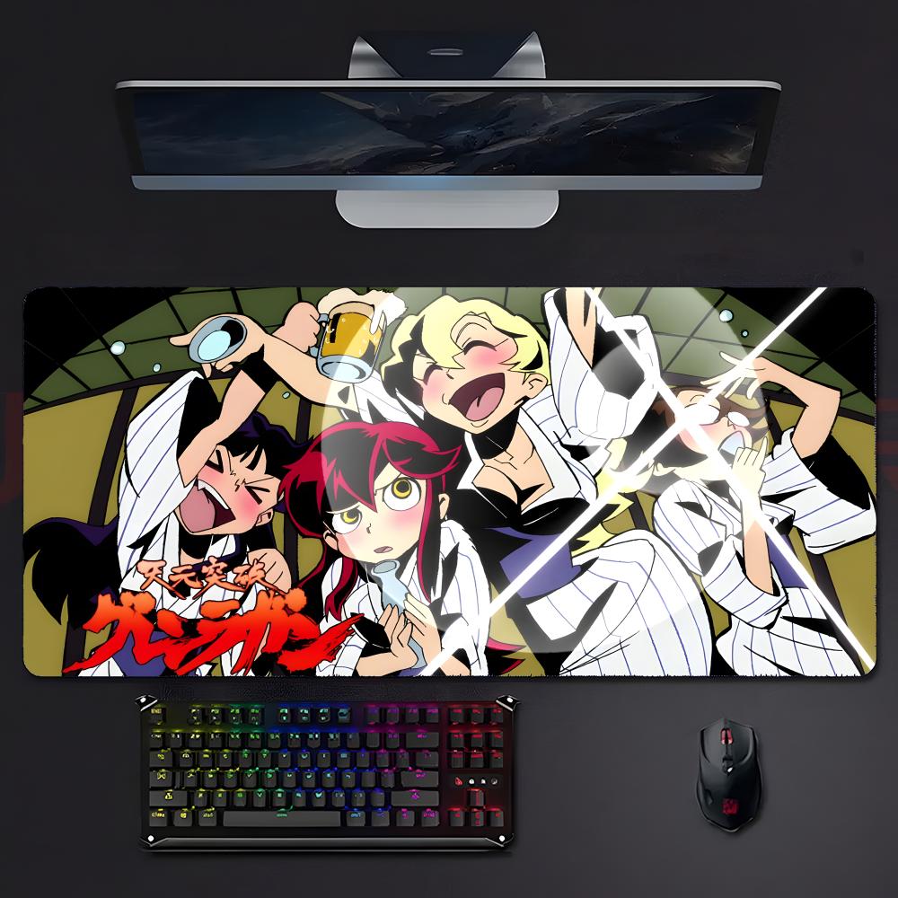 Brave Epic Anime Ttengen Toppa Gurren Lagan Mouse Pad Mousepad Large Gaming Lockedge Thickened Pc Table Desk Mat