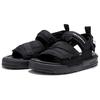 3205 Serie Klettverschluss Minimalistisch Lässig Schwarze Sandalen 'Black White' SD3205GBK
