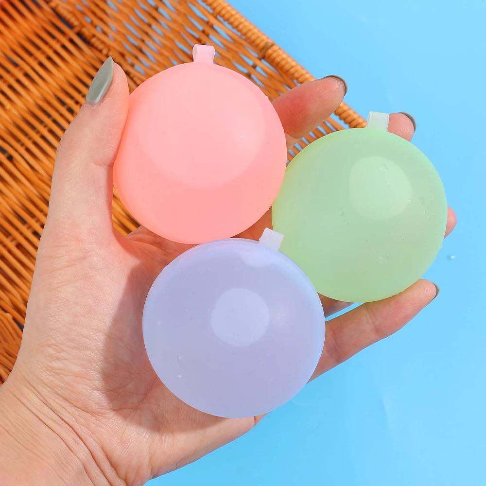 Reusable Water Balloons Toys Water Balls Quick-Fill Water Balls Summer Outdoor Pool Beach Party Fun Game Water Toy