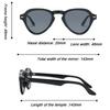  Ins Popular Fashion Oval Sunglasses Men Gradient Shades UV400 Vintage Rivets Women Trending Sun Glasses