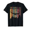 Vintage Retro Zeppelin - Airship Distressed T-Shirt