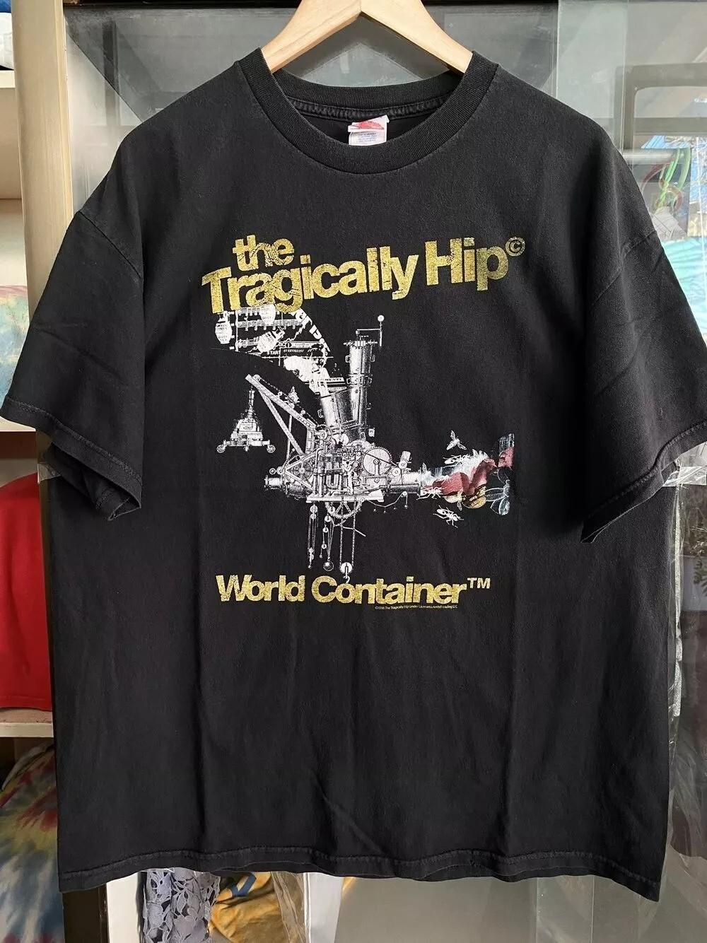 

The Tragically Hip World Container Tour 2006 Black Unisex T shirt Reprint Unisex T-Shirt S