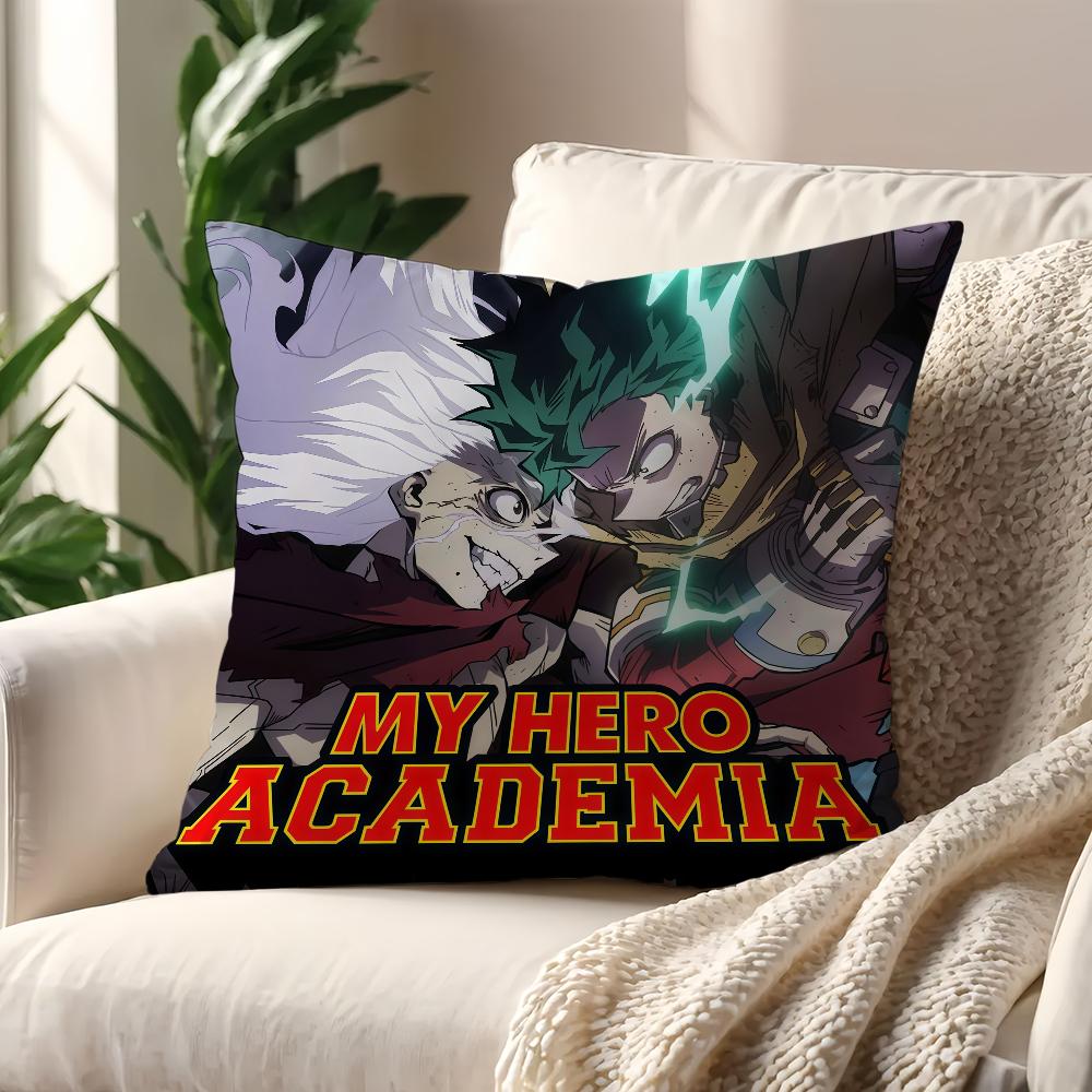 My Hero Academia Anime 8 cushion cover For Pillow Sofa Printing Decoration Room Home Office Coffee Shop Car Nordic Simplicity 12x12Inch