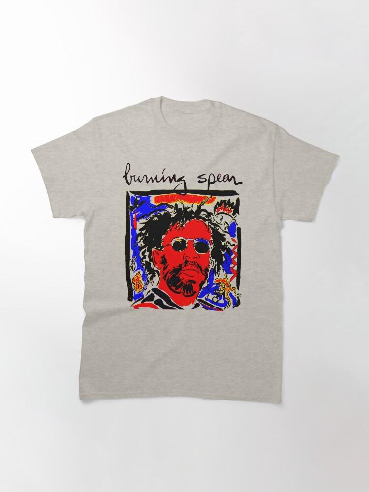 Burning Spear Hand Draw Face Roots Reggae Classic T-Shirt