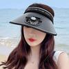 With Fan Fan Sun Hat Wide Brim Beach Hat Portable Visors  Men Women