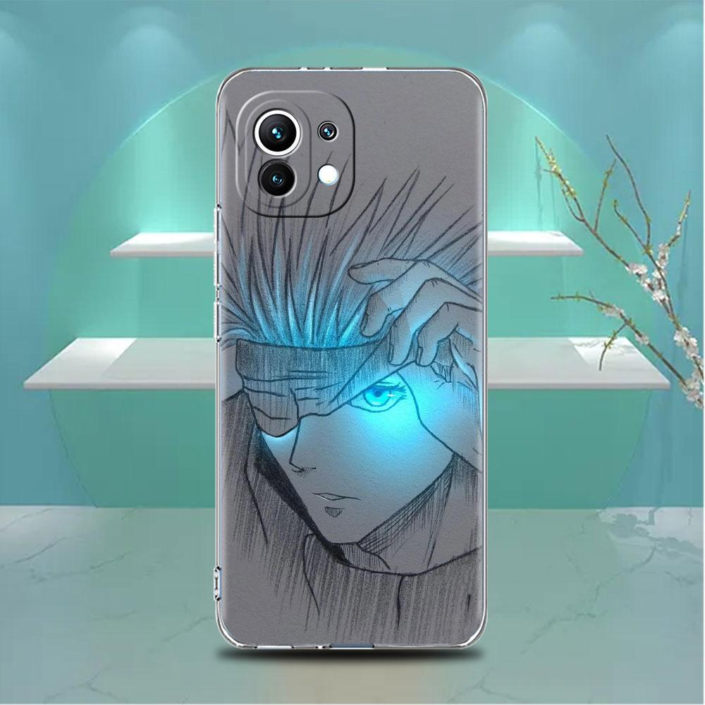 Przezroczyste Etui Do Xiaomi Mi Poco X3 NFC M3 Pro F3 F1 11 Lite 12 Note 10 11T 9T Przezroczysta Osłona Telefonu Jujutsu Kaisen